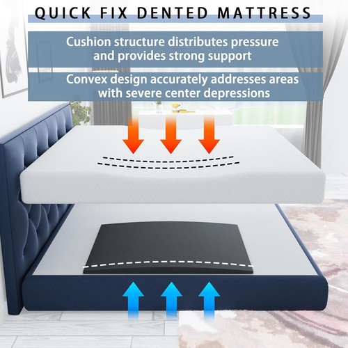 Sagging mattress support under - mattress,